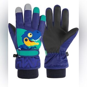 American Trends Kids Waterproof Winter Gloves